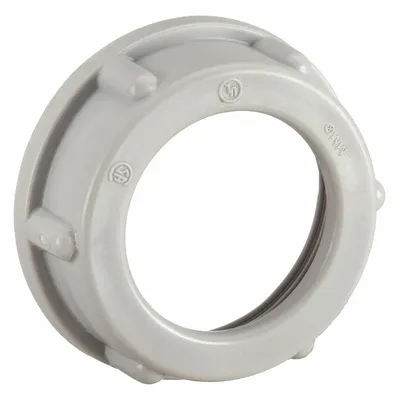RACO Insulating Bushing: Plastic, Plain, 3/4 in Trade Size, 13/32 in Overall Lg - Insulating Bushings
