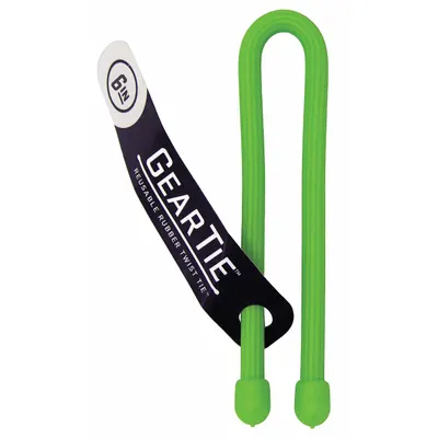 NITE IZE Gear Tie: Assorted, 6 in Lg - Twist-Release Cable Ties
