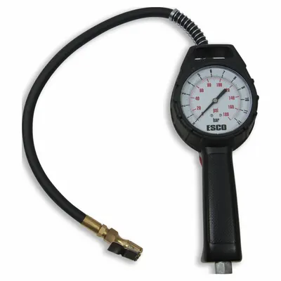 ESCO/EQUIPMENT SUPPLY Tire Inflator: Dial Gauge Tire Inflator, Dial - Single-Tire Inflator Gauges