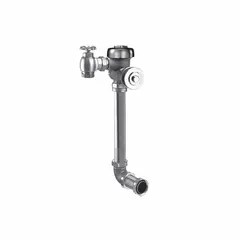 This SLOAN manual flush valve is designed for concealed, back-spud toilet installations. It delivers 3.5 gallons per flush (gpf) and features a 16-inch rough-in. Suitable for commercial restroom applications requiring reliable flushing performance.