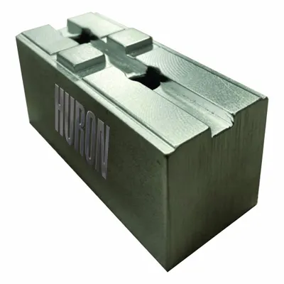 HURON Lathe Jaw: Square, Tongue and Groove, Aluminum, For 12 in Chuck - Square Tongue-and-Groove Lathe Jaws