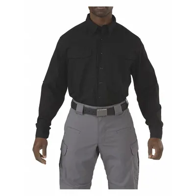 5.11 Stryke Shirt Black M (MPN 72399ABR-019-M) - Men's Tactical Collared Work Shirts