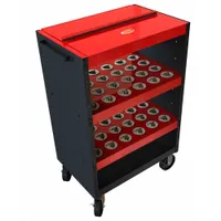 HUOT Tool Holder Cart: For CAPTO (C6) Taper, 48 Compartments (MPN 14986)