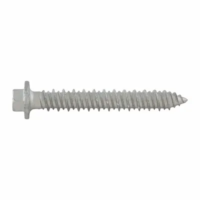 DEWALT Screw Anchor: 2 3/4 in Overall Lg, 1/4 in Dia, Steel, Stalgard, Hex, Hex - Hex-Head Screw Anchors