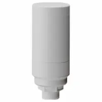 PATLITE Tower Light Assembly: No Sounder Tier, IP65, Direct Wire, 60 mm Overall Dia, Wire Leads (MPN LR6-ILWCNW)