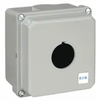 EATON Push Button Enclosure: 30mm, 1 Holes, Cast Zinc, NEMA 12/13/4/4X (MPN 10250TN11)