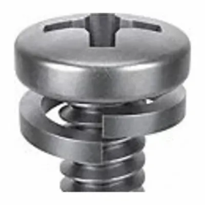 SEMS Screw: Split Lock, #10-32 Thread Size, 5/8 in Lg, Stainless Steel, Passivated - Machine Screws with Split Lock Washers