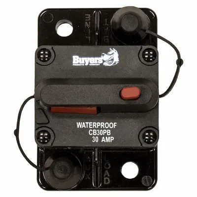 BUYERS PRODUCTS Automotive Circuit Breaker: CB, 42V DC, 30 A at 42V DC - Surface Mount Automotive Circuit Breakers
