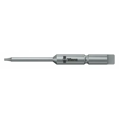 WERA Power Bit: Power Bit, T7 Bit Size, Imperial, Torx Head, TX 7x64 Bit Industry Size - Power Torx Bits