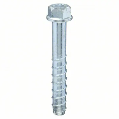 OEM Screw Anchor: 5 in Overall Lg - Heavy-Duty Hex-Head Screw Anchors