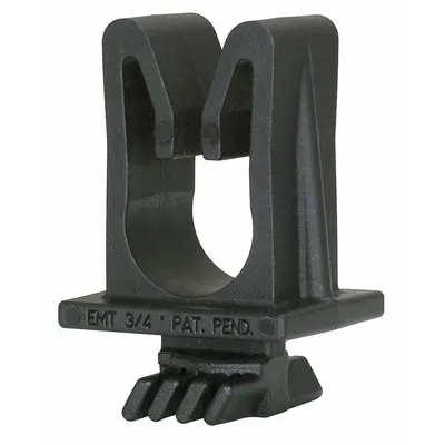 ZSI Snap-in Strut Clamp: TPE, For 2/5 in Copper Tube, For 3/8 in Max. OD - Snap-in Strut Clamps for Tube