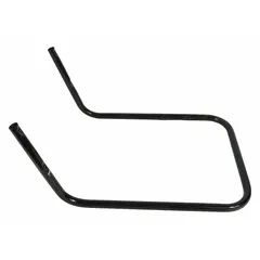 This rear handle is a replacement component for HVACR equipment, providing a secure grip for opening or adjusting panels, doors, or covers on heating, ventilation, air conditioning, and refrigeration units. It is commonly used in maintenance and repair applications.