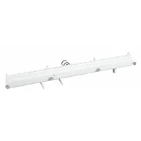 Water distribution tube for Manitowoc ice machines. Directs water flow across the evaporator to promote uniform ice formation. Used as a replacement part in commercial ice production equipment