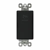 LEGRAND Wall Switch: Touch Switch, Single Pole, Maintained, Black, 120/277V AC, 10 A (MPN CSWV1277)