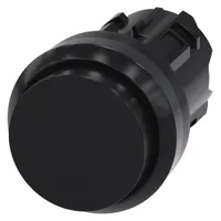 SIEMENS Extended Push Button: Black, 22 mm Mounting Size, Non-Metallic, Momentary (MPN 3SU1000-0BB10-0AA0)
