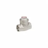 SHARPE Check Valve: Swing, 2-Way, Inline Valve Body, 1/2 in Pipe Size, Socket x Socket, 350°F, Std (MPN 4371000320)