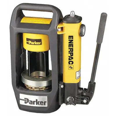 Parker Hose Crimping Machine: 3/4 in Max, Hydraulic-Powered/Manual, Bench Mount - Parker Hydraulic Hose Crimping Machines