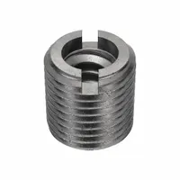 Metric heavy wall self-locking insert with M6-1.00 internal thread and M10-1.50 external thread. Features 6H internal and 6G external thread fits, compatible with M10-1.50 tap. Used to repair or reinforce stripped threads in metal or plastic, providing vibration-resistant threads in industrial machinery and equipment maintenance
