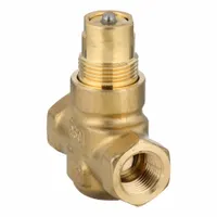 Hydronic Globe Valve: 2-Way, 0.63 CV Flow, 1/2 in Female NPT, Brass Body, Stainless Steel Stem, NO (MPN 599-02032)