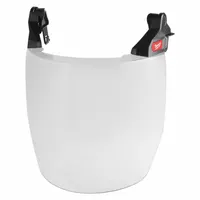 MILWAUKEE Face Shield: Anti-Fog/Scratch-Resistant, Reusable/X-Ray Detectable, Clear (MPN 48-73-1421)