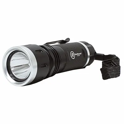 RAILHEAD GEAR Flashlight: 500 lm, 1 hr Run Time at Max. Brightness, 178.3 m Max Beam - Flashlights