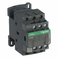 SCHNEIDER IEC Magnetic Contactor: Non-Reversing, 3 Poles, 3NO Contacts, 9 A, 480V AC Coil (MPN LC1D09T7)