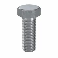 Hex Head Cap Screw: Steel, Class 8.8, Zinc Plated, M16, Metric, 45 mm lg, Fully Threaded, 25 PK (MPN HF18160450-025P1)