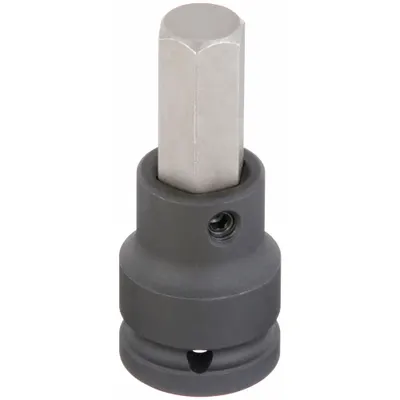 WESTWARD Impact Socket Bit : Metric, 17 mm Tip Size, 3 1/2 in Overall Lg - Hex Impact Bit Sockets