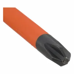 Insulated #2 Phillips screwdriver with a 6-inch shaft, designed for electrical work where protection against accidental contact with live circuits is required. Cushion grip handle. Not ESD safe, not tether capable.