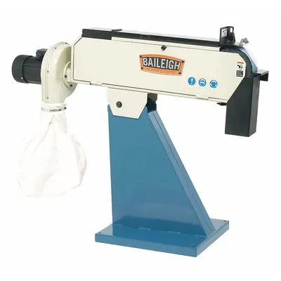 BAILEIGH INDUSTRIAL Belt Grinder: For Metal, 220 V, Three-Phase, 4 hp, 3 in Belt Wd - Floor Standing Belt Machines