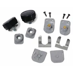 Replacement knob for 3M general purpose headgear. Used to secure and adjust the headband tension for a stable fit on protective helmets. Suitable for industrial environments requiring head protection.