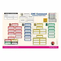 DISASTER MANAGEMENT SYSTEMS Incident Command Board: Dry Erase Caddy/Dry Erase Pens, 24 in Overall Wd (MPN DMS 05522)