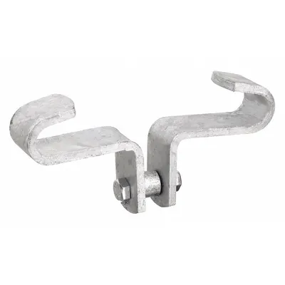ANVIL Beam Clamp: Galvanized Steel, 1,000 lb Load Capacity, For 3/8 in Threaded Rod - Split-Style Beam Clamps