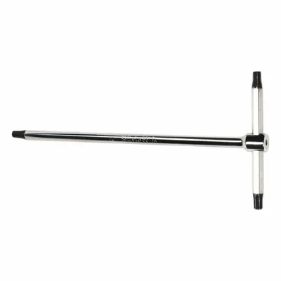 BETA Torx Key: 3 Tips, Torx, Std End, T25 Tip Size, Long, Alloy Steel, Matte - T-Shaped Torx & Torx Plus Keys