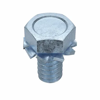 SEMS Screw: External Tooth, #10-24 Thread Size, 3/8 in Lg, Steel, Zinc-Plated - Machine Screws with External Tooth Lock Washers