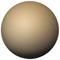 Decorative Bollard: Sphere Shape, Beige, 36 in Overall Ht, 2,000 lb Wt (MPN BB36)