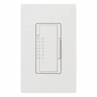 LUTRON Countdown Timer: 1 hr Max, 5 min Min, SPST, 120V AC, No Wall Plate Included, White (MPN MA-T51MN-WH)