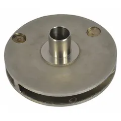 This closed impeller is made of 304 stainless steel for use with Dayton chemical-resistant straight centrifugal pumps. Compatible with models 4JMV3, 4JMV4, 4JMW7, and 4JMW8. Suitable for transferring corrosive fluids in industrial processing and water treatment applications.