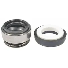 This mechanical seal is a replacement part designed to prevent fluid leakage along the rotating shaft of compatible pumps. It is used in industrial water handling, HVAC systems, and process equipment where reliable sealing is critical.