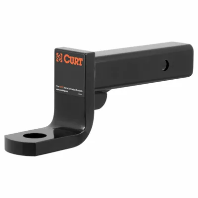 CURT Towing Ball Mount: IV, 1 1/4 in Compatible Ball Shank Dia, Ball Mount Ball Mount - Ball Mounts