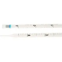 CELLTREAT Serological Pipette: 5 mL Capacity, 0.1 mL Graduation Increments, Sterile, Plastic (MPN 229205)