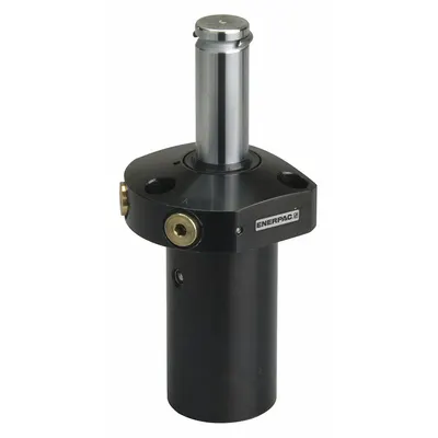 ENERPAC Swing Clamp Hydraulic Cylinder: Double Acting, 7,600 lbf Clamping Force - Upper Flange Mount Swing Clamp Cylinders