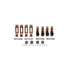Replacement contact kit for Square D 8903L series lighting contactors. Includes movable contacts, stationary contacts, and springs. Contains four contacts total. Used for maintenance and repair of lighting control systems.