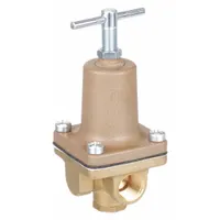 WATTS Water Pressure Regulator: FNPT x FNPT, 3/8 in Pipe Size, Brass, 1 psi to 25 psi, NPT x NPT (MPN 3/8 LF26A 1-25)