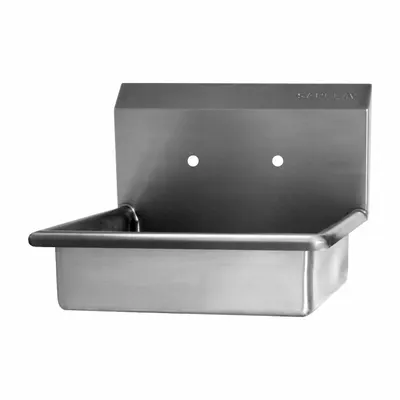 SANI-LAV Wash Station: 1 Stations, 5 in Bowl Dp, 19 in Bowl Lg, 15 1/2 in Bowl Wd - One-Station Wall-Mounted Hand Sinks without Faucets
