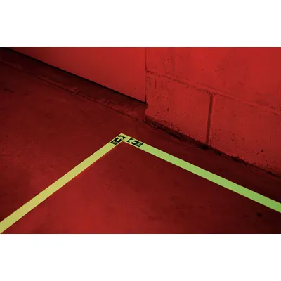 INCOM MANUFACTURING Glow-in-the-Dark Floor Marking Tape