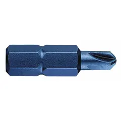 This 5-pack of #0 Imperial Torq-Set insert bits features a standard hex shank for use with power tools. Made from S2 steel with a rust-preventative finish, these bits are designed for driving Torq-Set fasteners in assembly, maintenance, and repair tasks. Not impact rated. Bit holder not included.