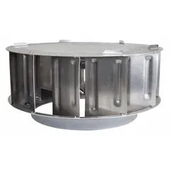 Replacement blower wheel for HVACR fans, designed to move air through ducts, furnaces, or ventilation units in commercial and industrial air-handling systems. Compatible with manufacturer part number 3ATV1.