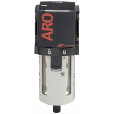 ARO Pneumatic Oil Filter: Coalescing, 1/4 in NPT, 0.3 micron, 73 cfm, 150 psi Max Op Pressure - ARO FRL Air Filters