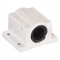 This THOMSON closed pillow block linear ball bearing has a 1/2-inch inside diameter and a 0.16-inch width. It is a single, non-adjustable unit designed for use with linear shafts in motion systems. The self-aligning feature accommodates minor misalignment in applications such as automation, packaging, and material handling equipment